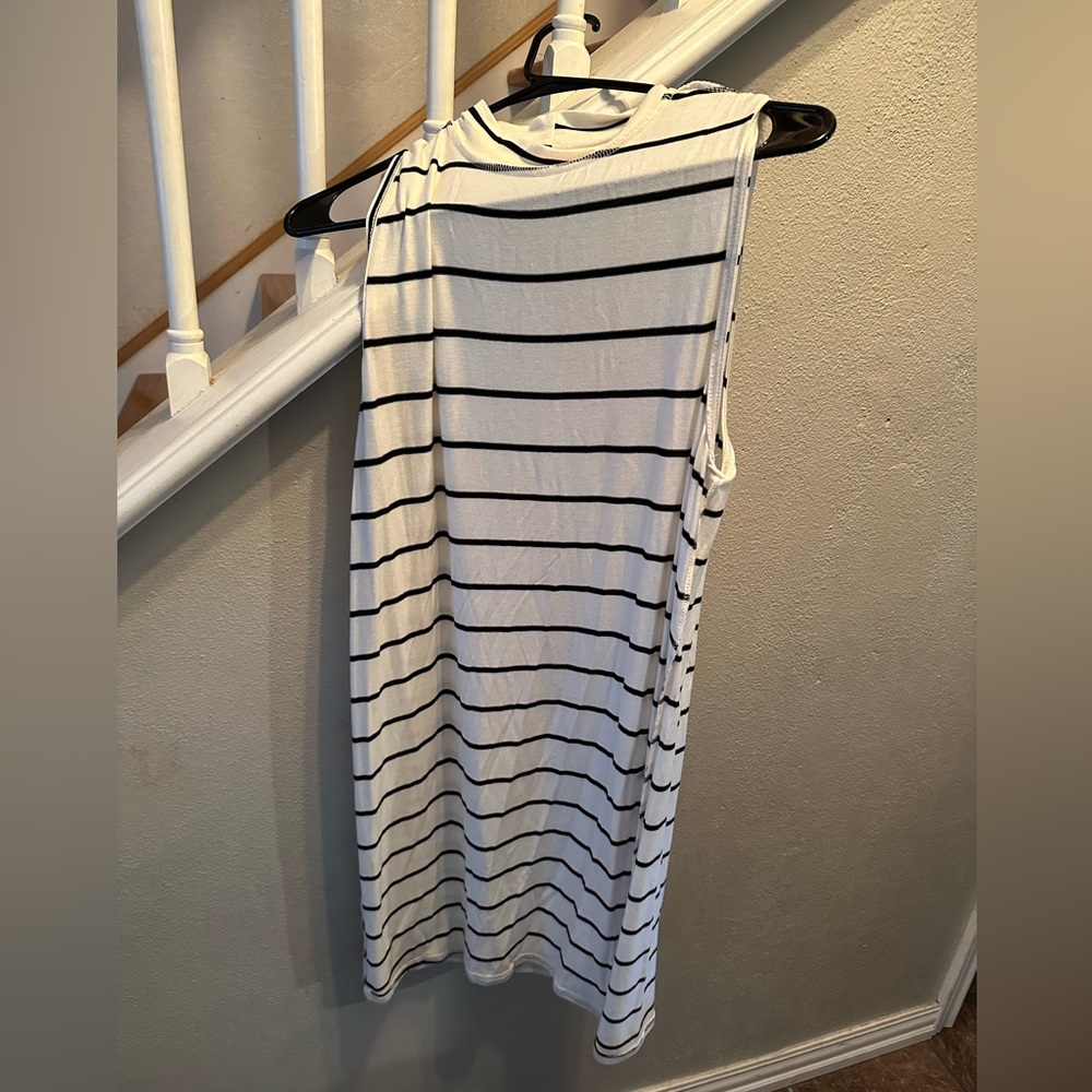 NWT Midi Striped Tank Dress